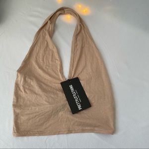 Basic Nude Halterneck